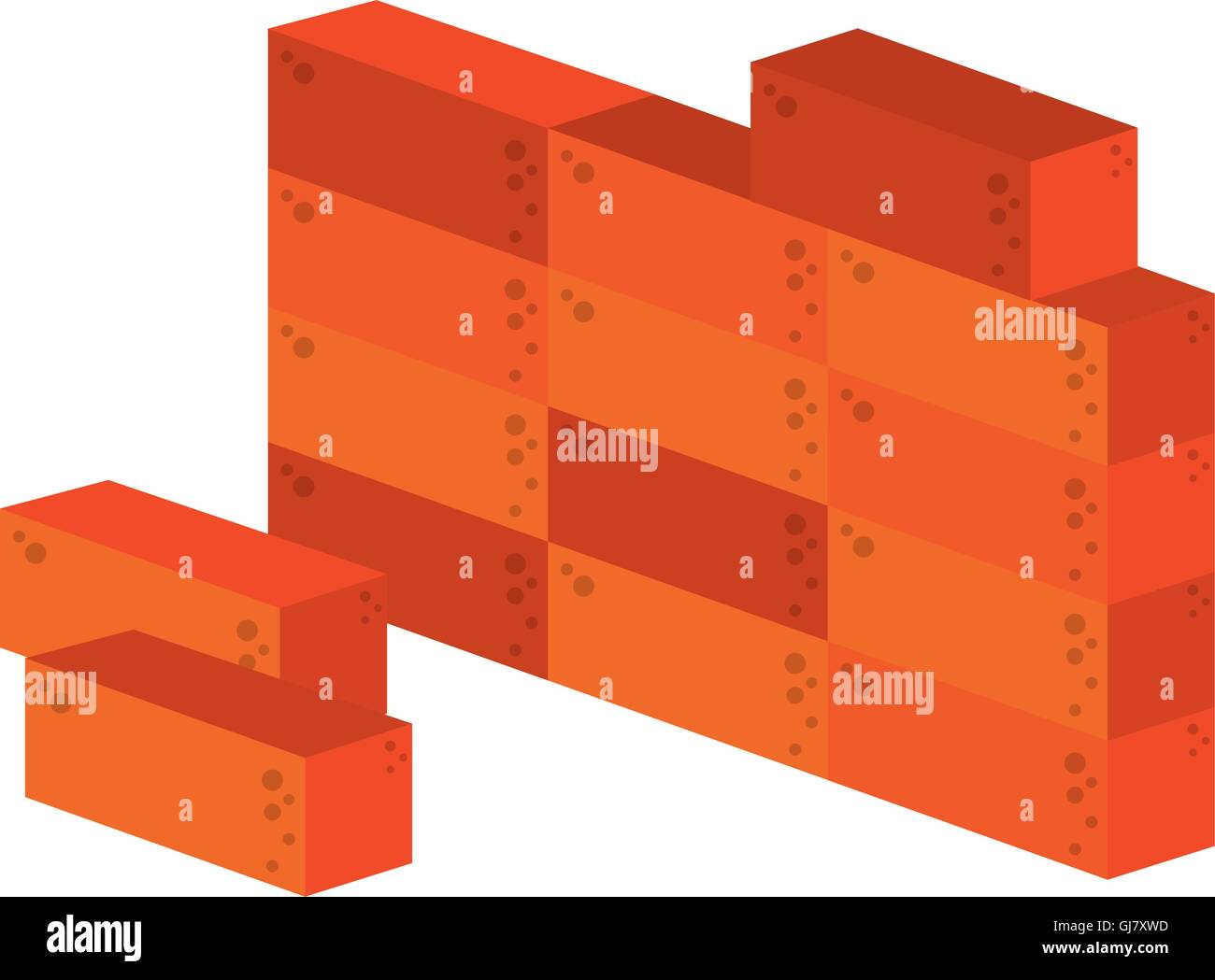 brick wall construction icon Stock Vector Image & Art - Alamy