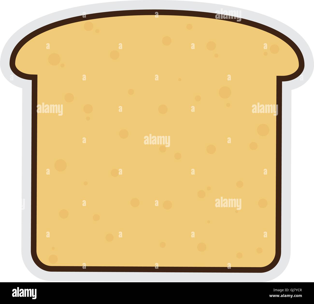 bread breakfast food menu icon Stock Vector Image & Art - Alamy