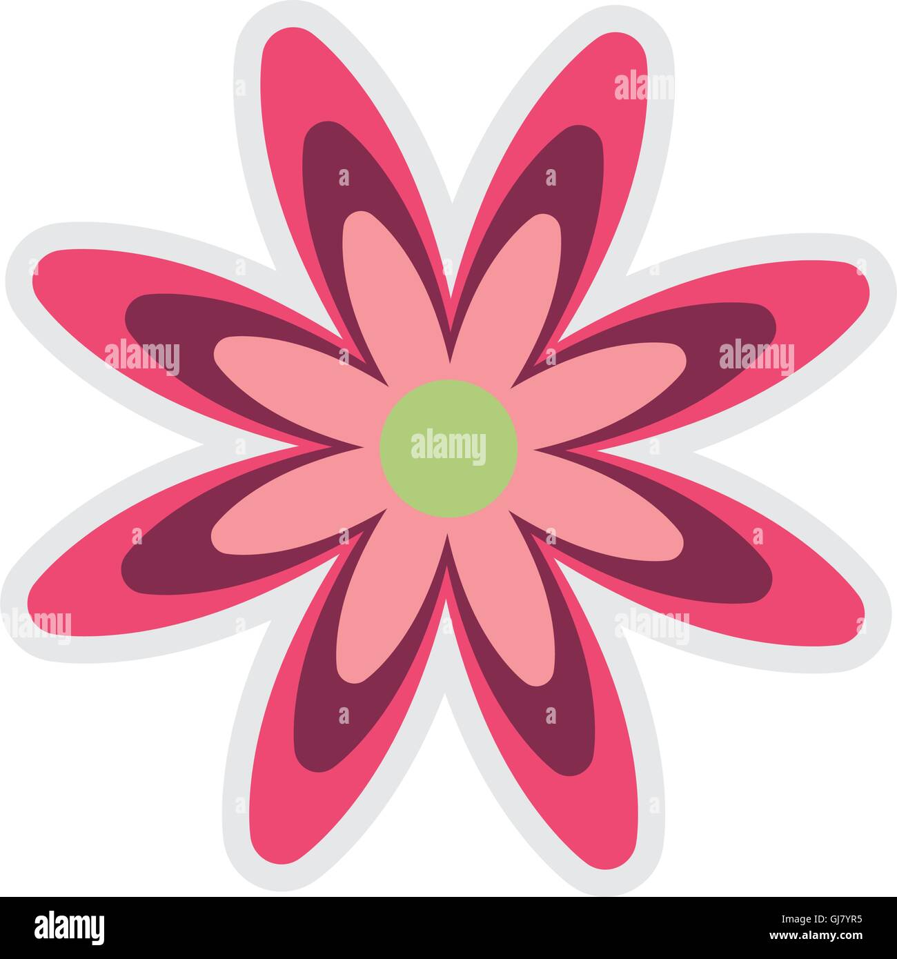 flower floral plant nature garden icon Stock Vector Image & Art - Alamy