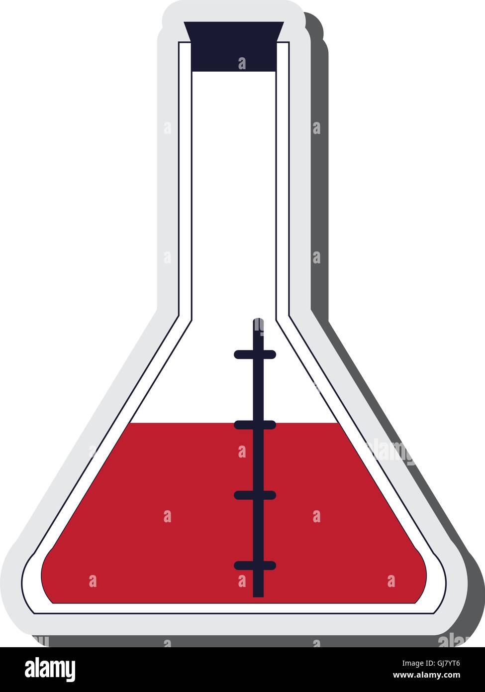 conical flask icon Stock Vector Image & Art Alamy