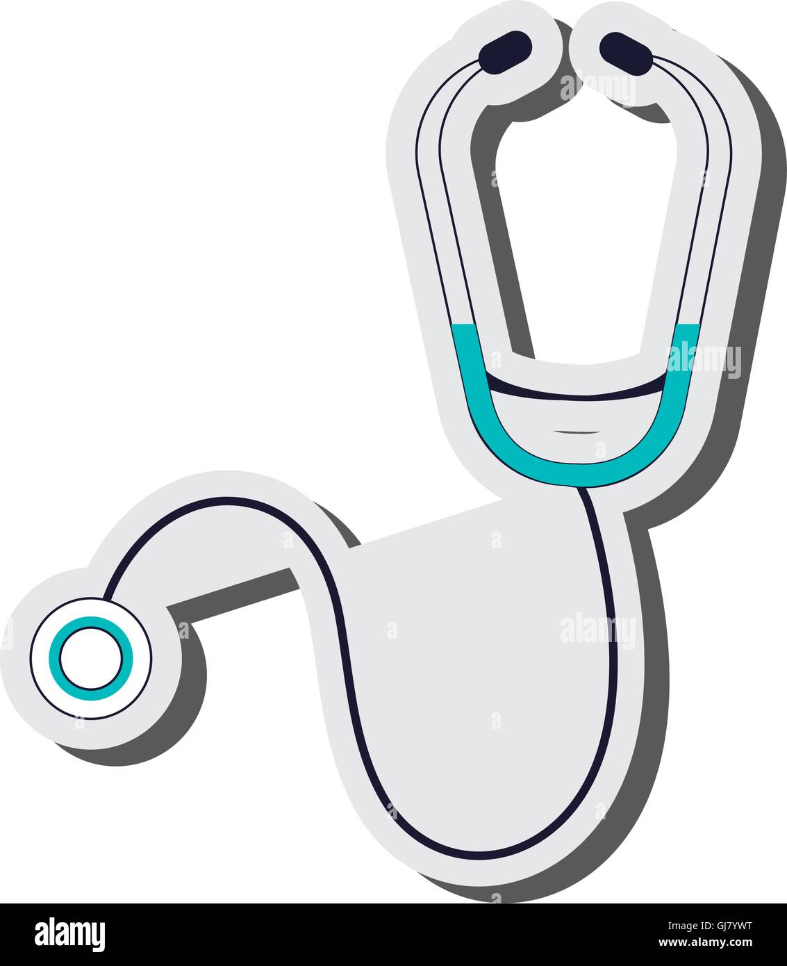 single stethoscope icon Stock Vector Image & Art - Alamy