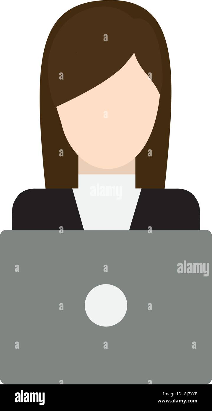 Businesswoman avatar business icon Stock Vector Image & Art - Alamy