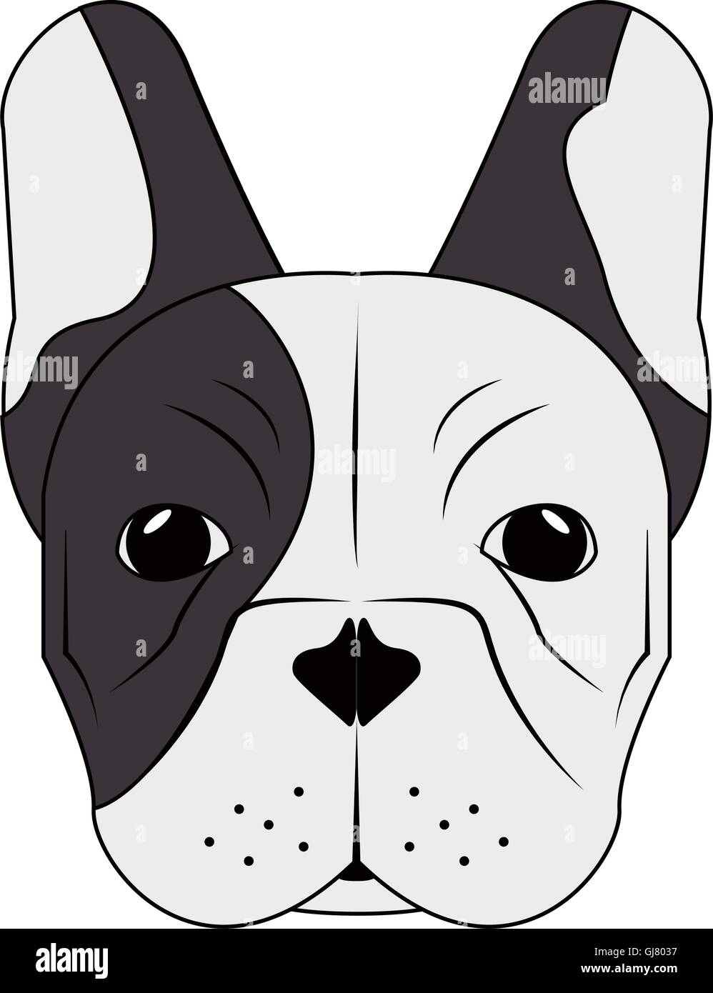 french bulldog icon Stock Vector Image & Art - Alamy