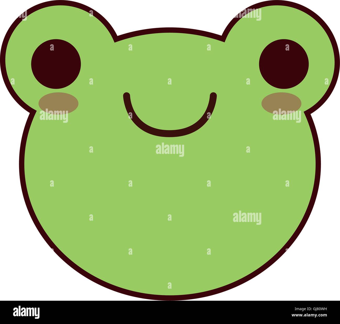 frog kawaii cute animal icon Stock Vector Image & Art - Alamy
