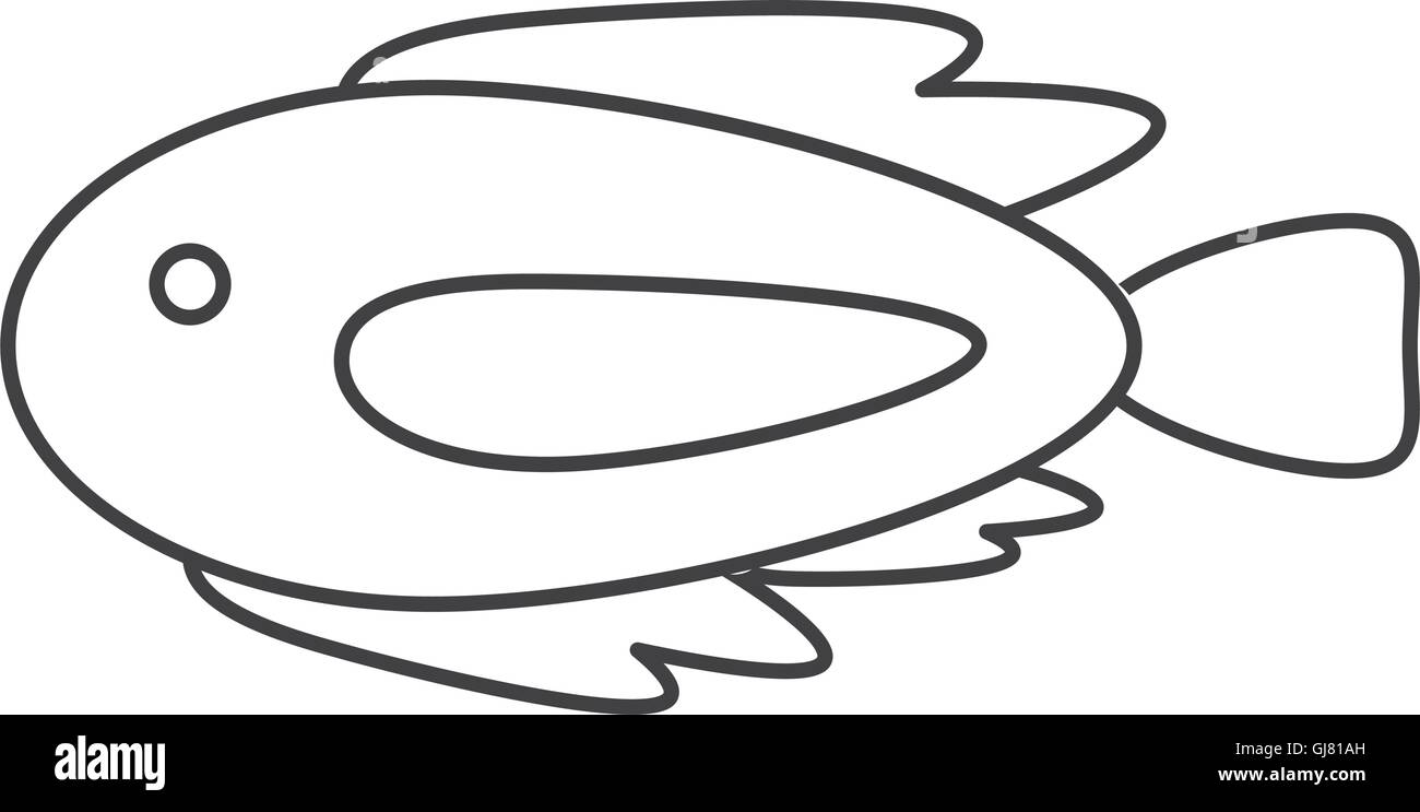 single fish icon Stock Vector Image & Art - Alamy