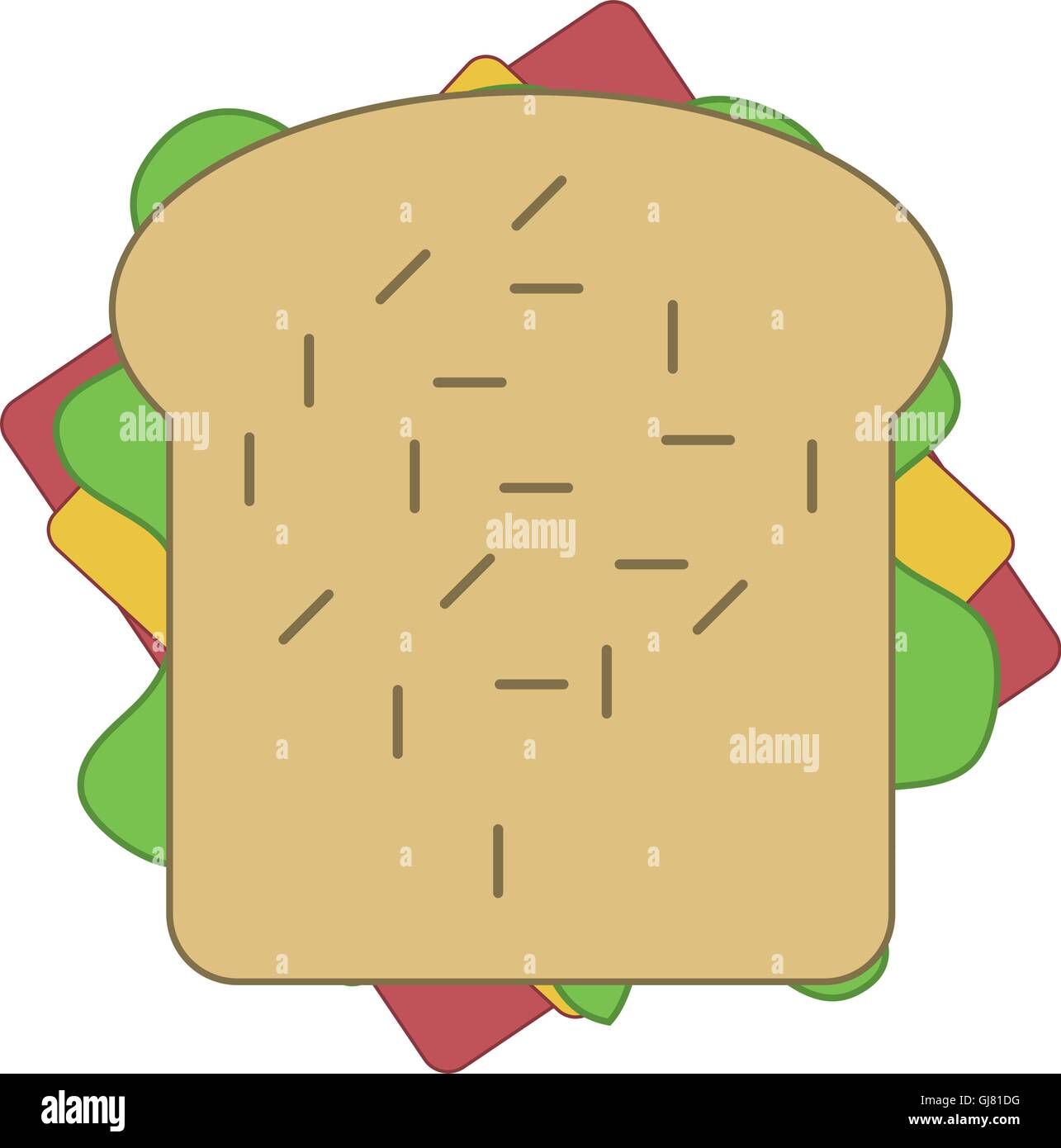 sandwich with olive icon Stock Vector Image & Art - Alamy