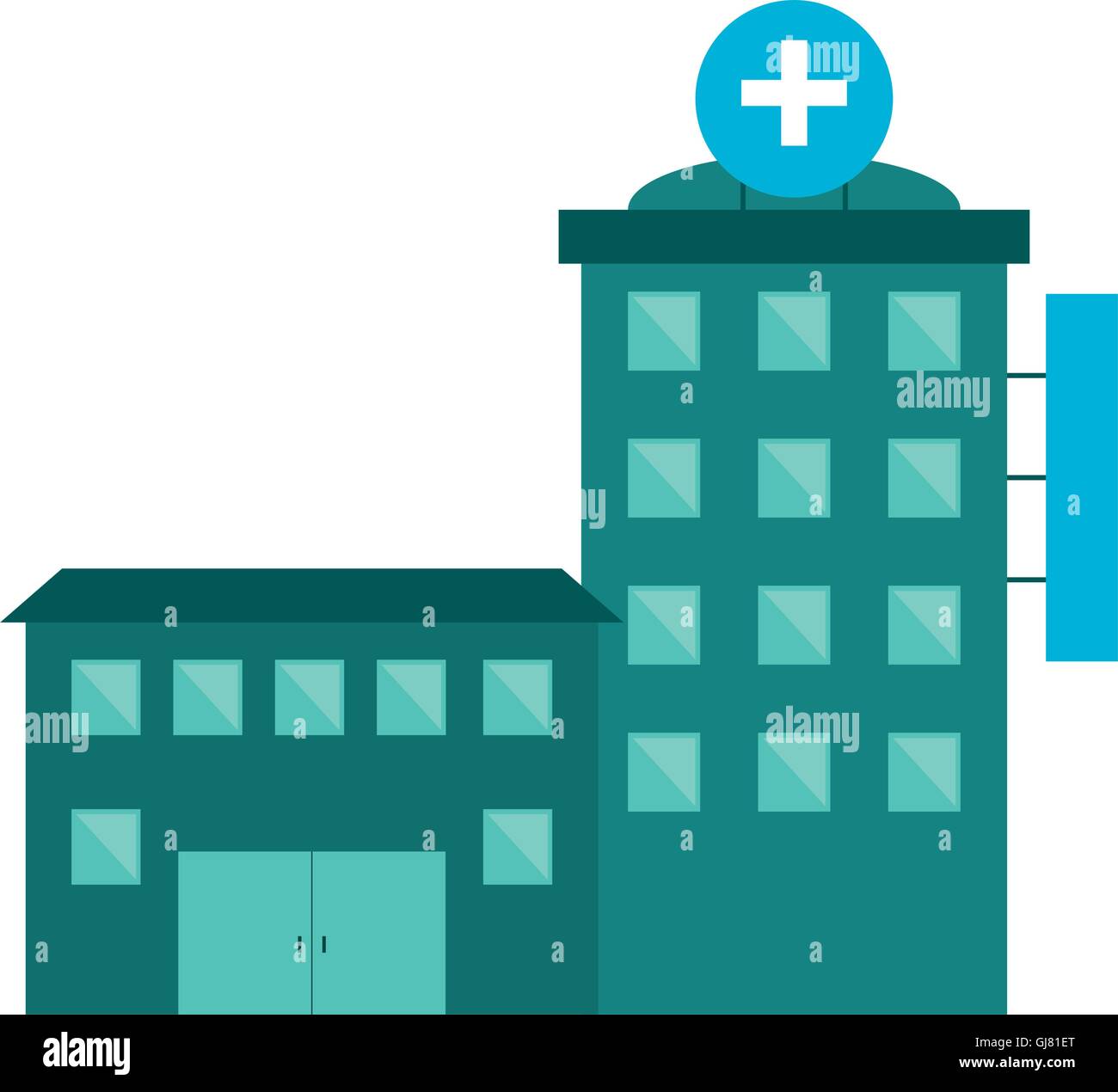 hospital building icon Stock Vector Image & Art - Alamy