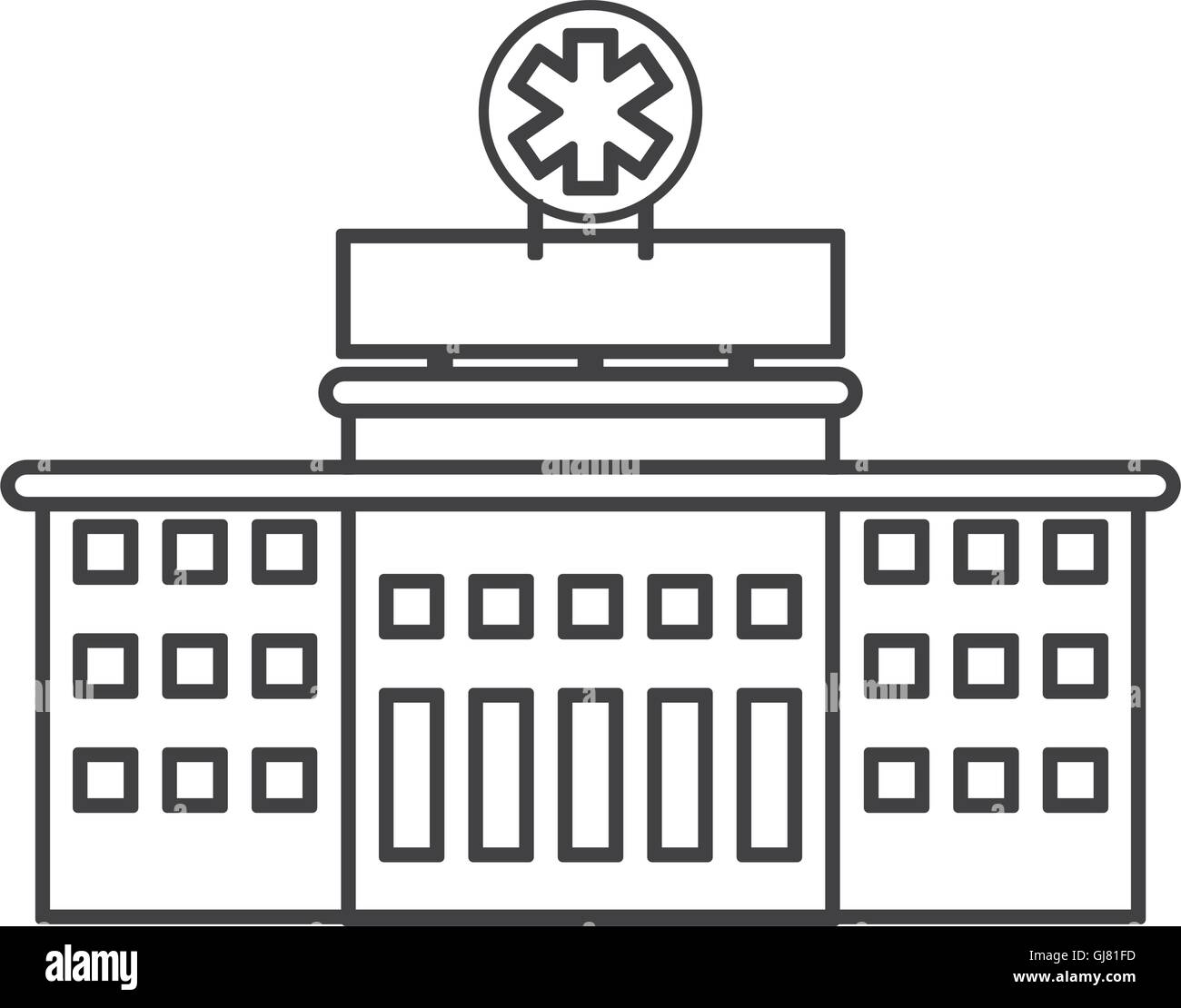 hospital building icon Stock Vector Image & Art - Alamy