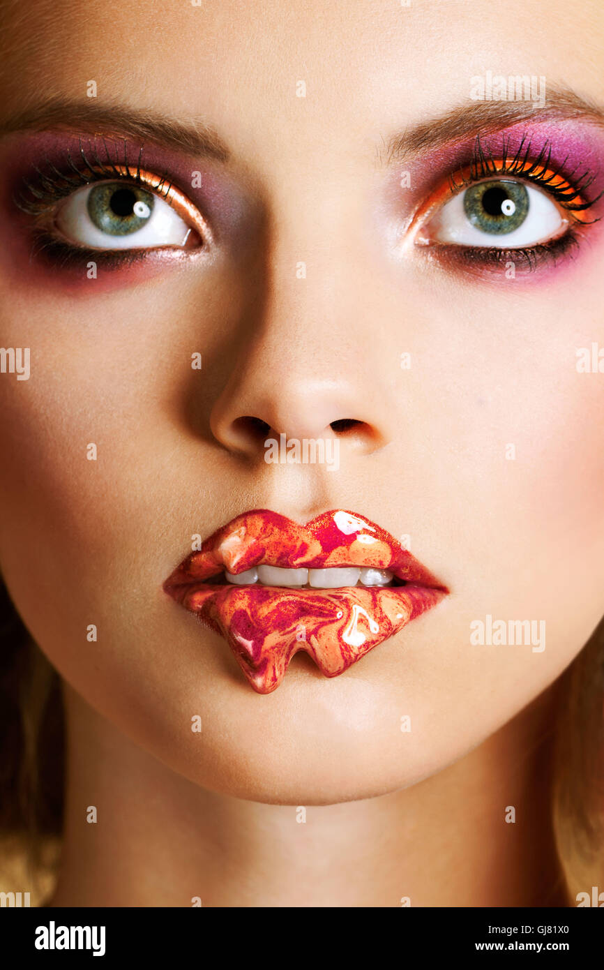 Glossy lips hires stock photography and images Alamy