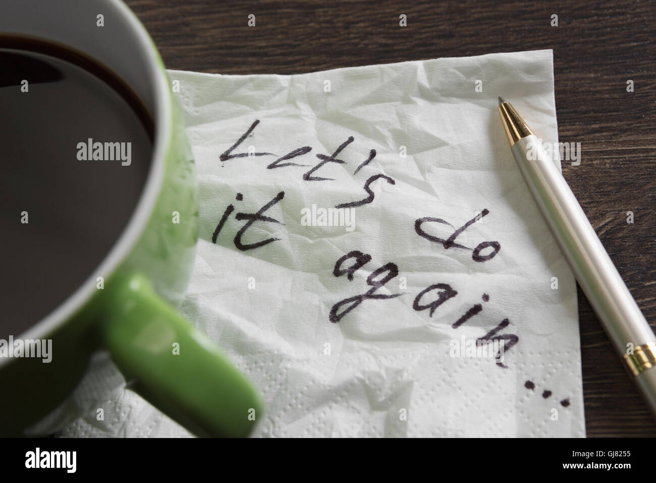 Lets do it again Stock Photo - Alamy