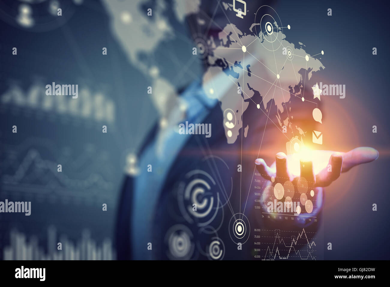 How to grow your income . Mixed media Stock Photo - Alamy