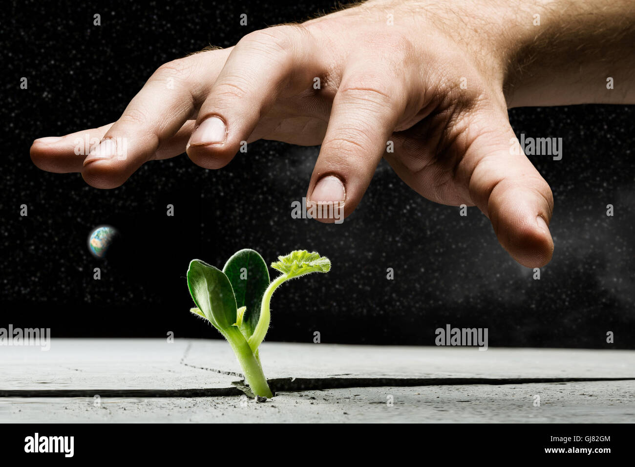Is there life on moon Stock Photo - Alamy