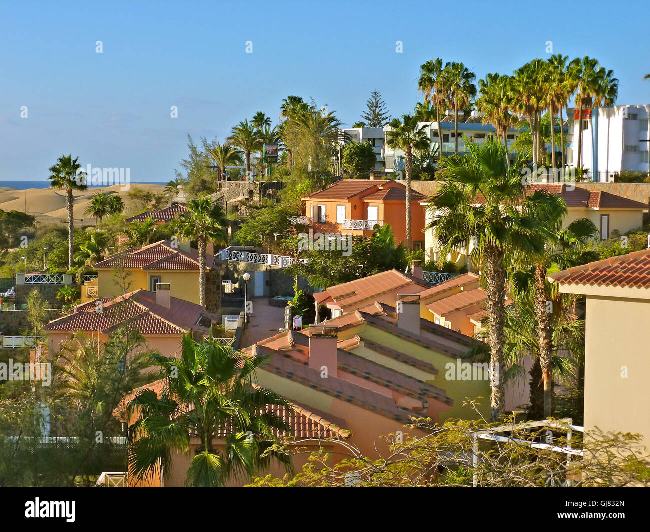 island of Gran Canaria, Playa del Ingles, Spain Stock Photo