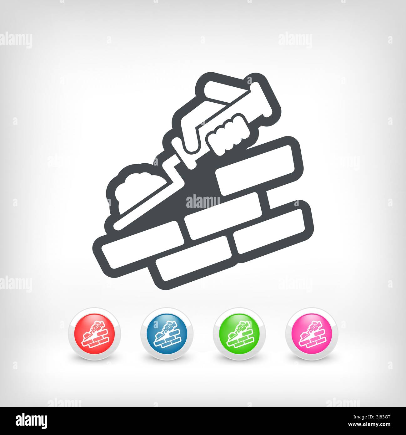 Building mason Stock Vector Images - Alamy