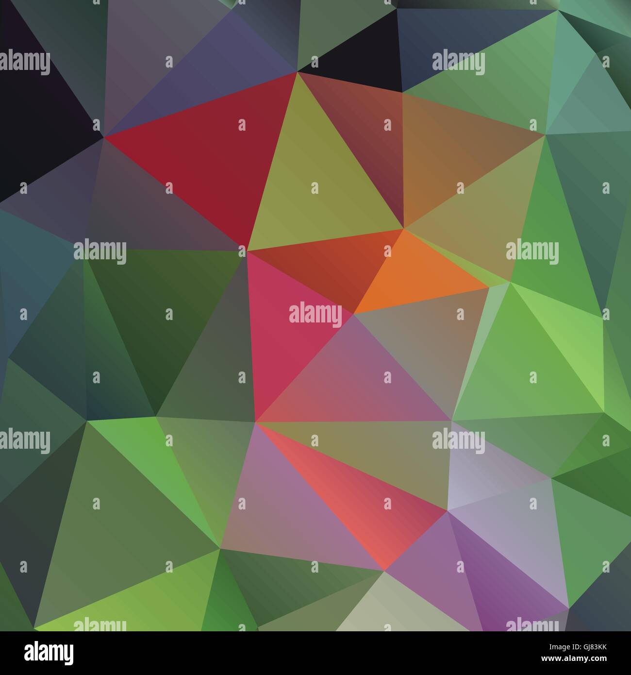 Colorful pink abstract geometric low poly style vector illustration ...