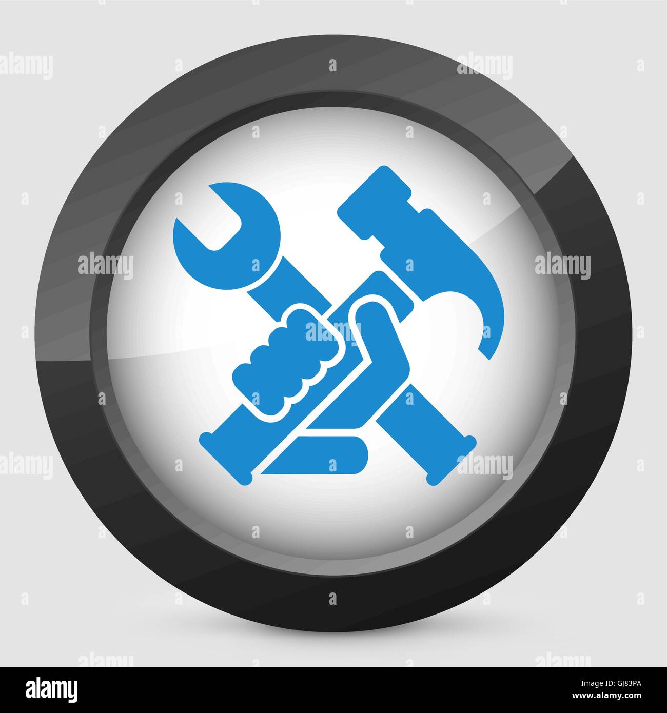 Hammer and wrench Stock Vector Image & Art Alamy