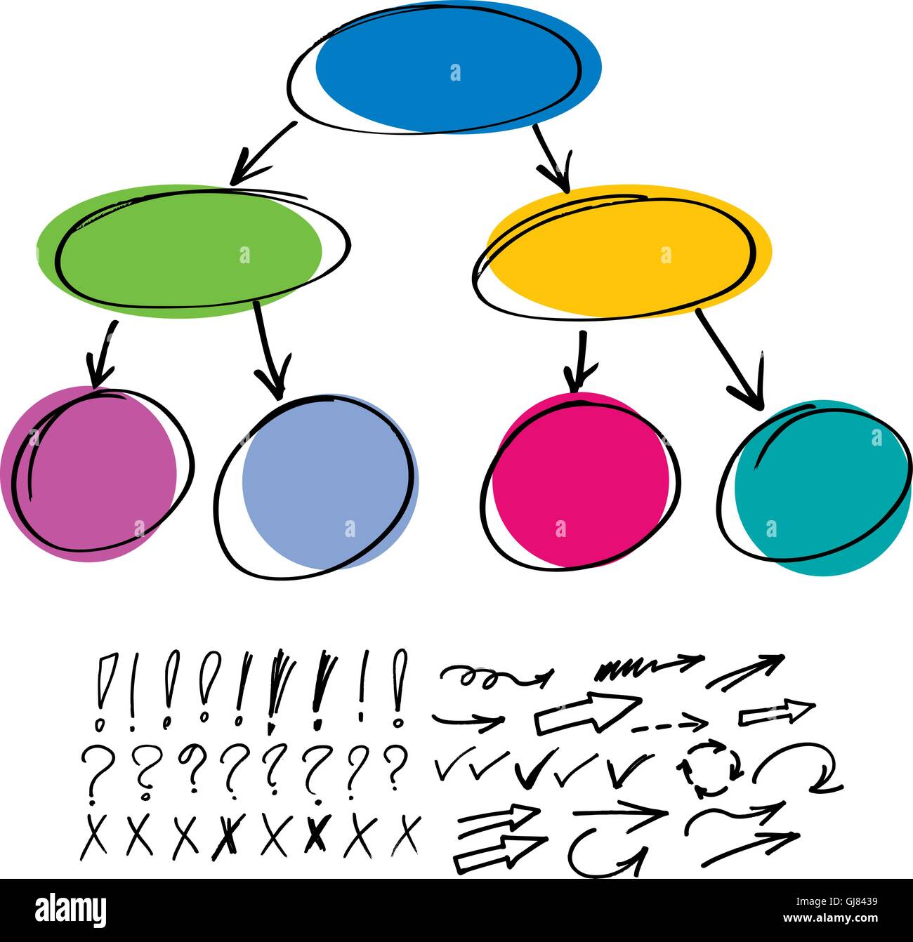 Set include markers elements Stock Vector Image & Art - Alamy