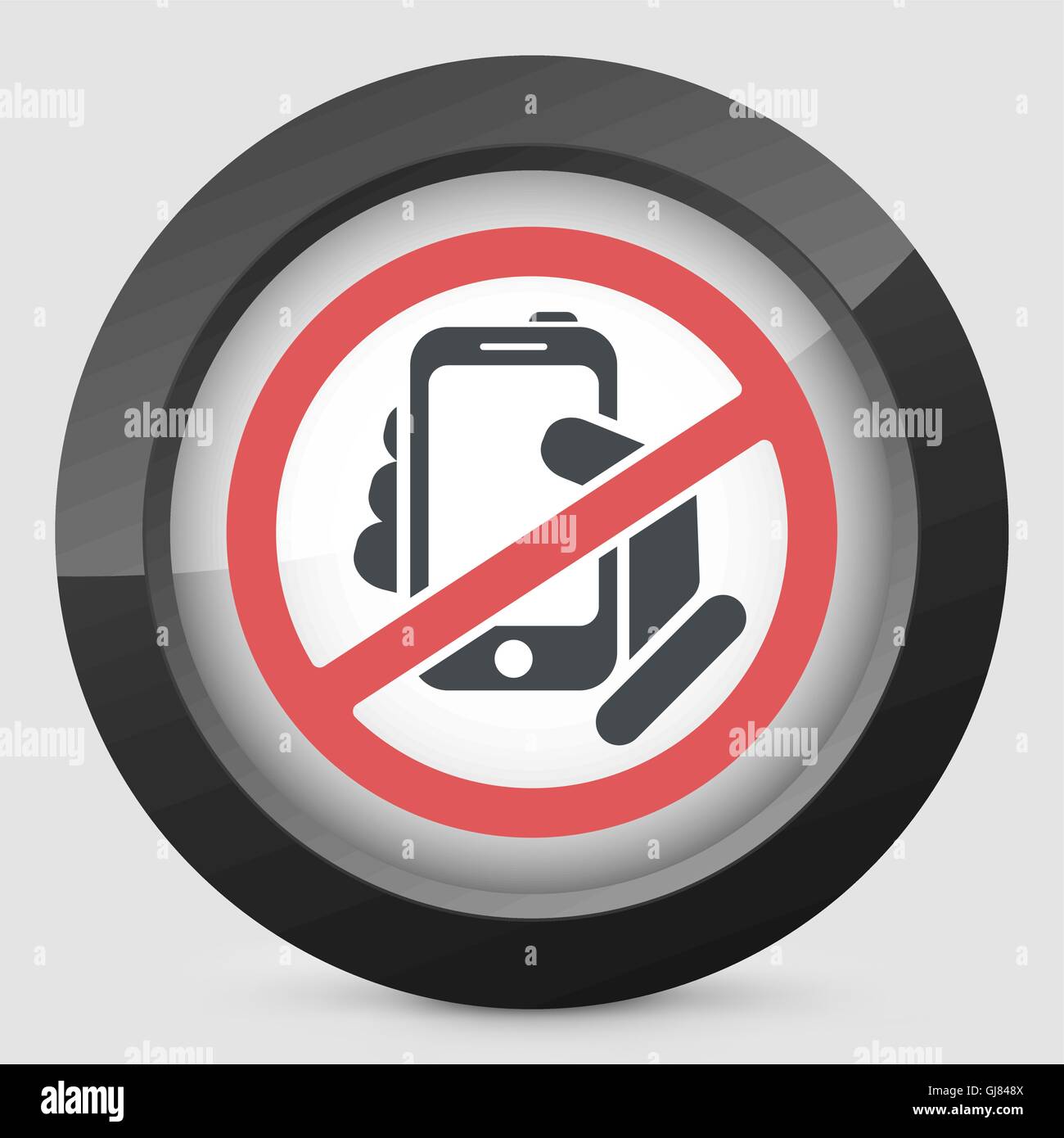 Forbidden phone icon Stock Vector Image & Art - Alamy