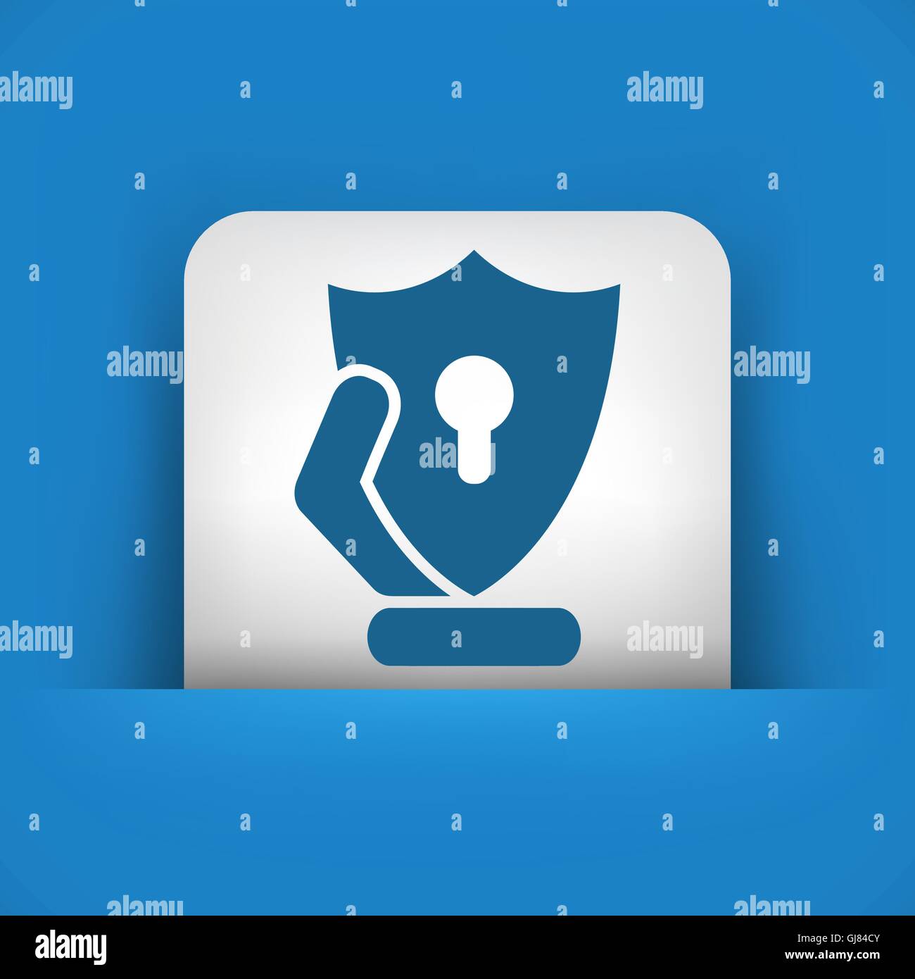 Protection shield icon Stock Vector Image & Art - Alamy