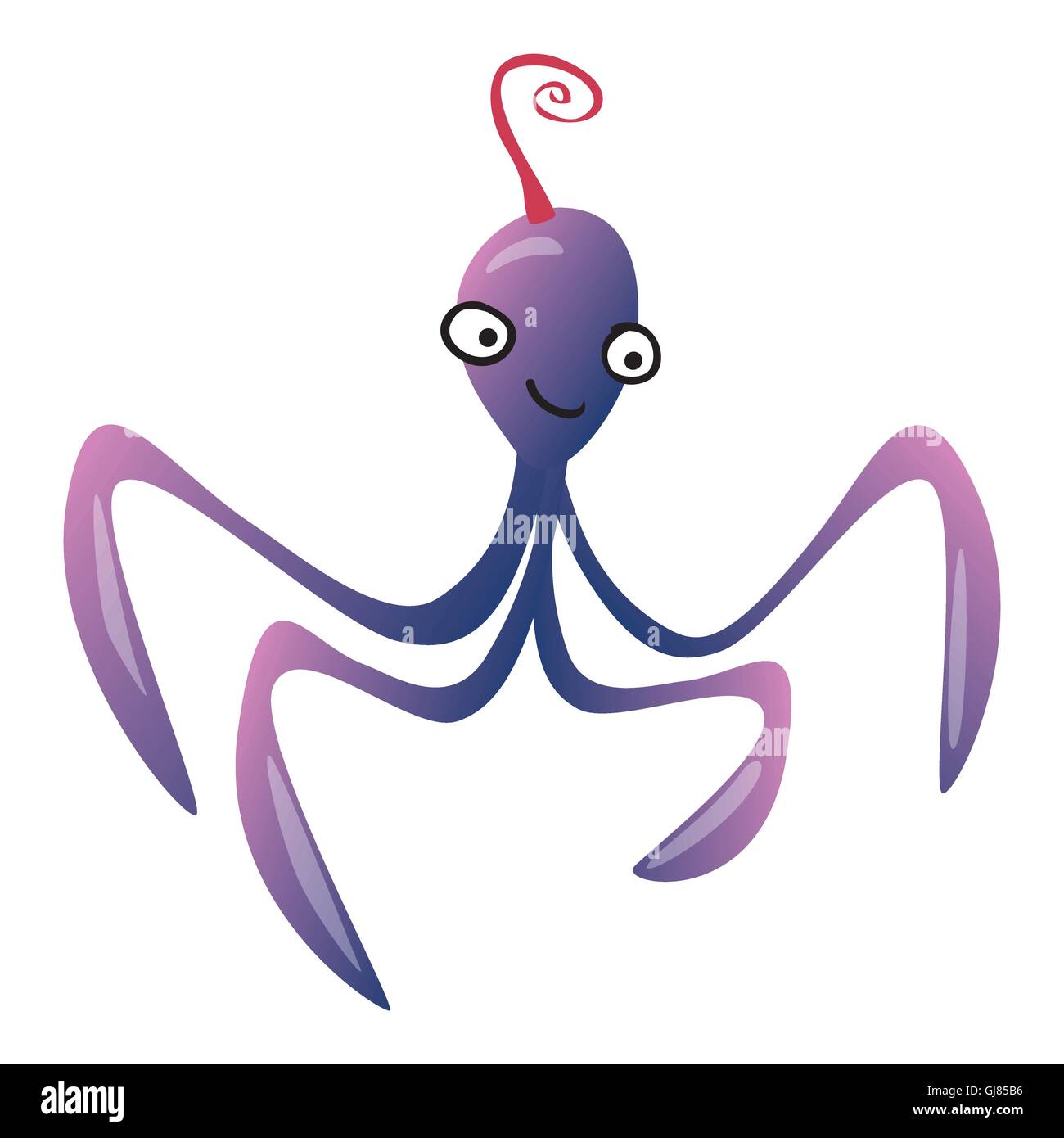 Cartoon octopus hi-res stock photography and images - Alamy