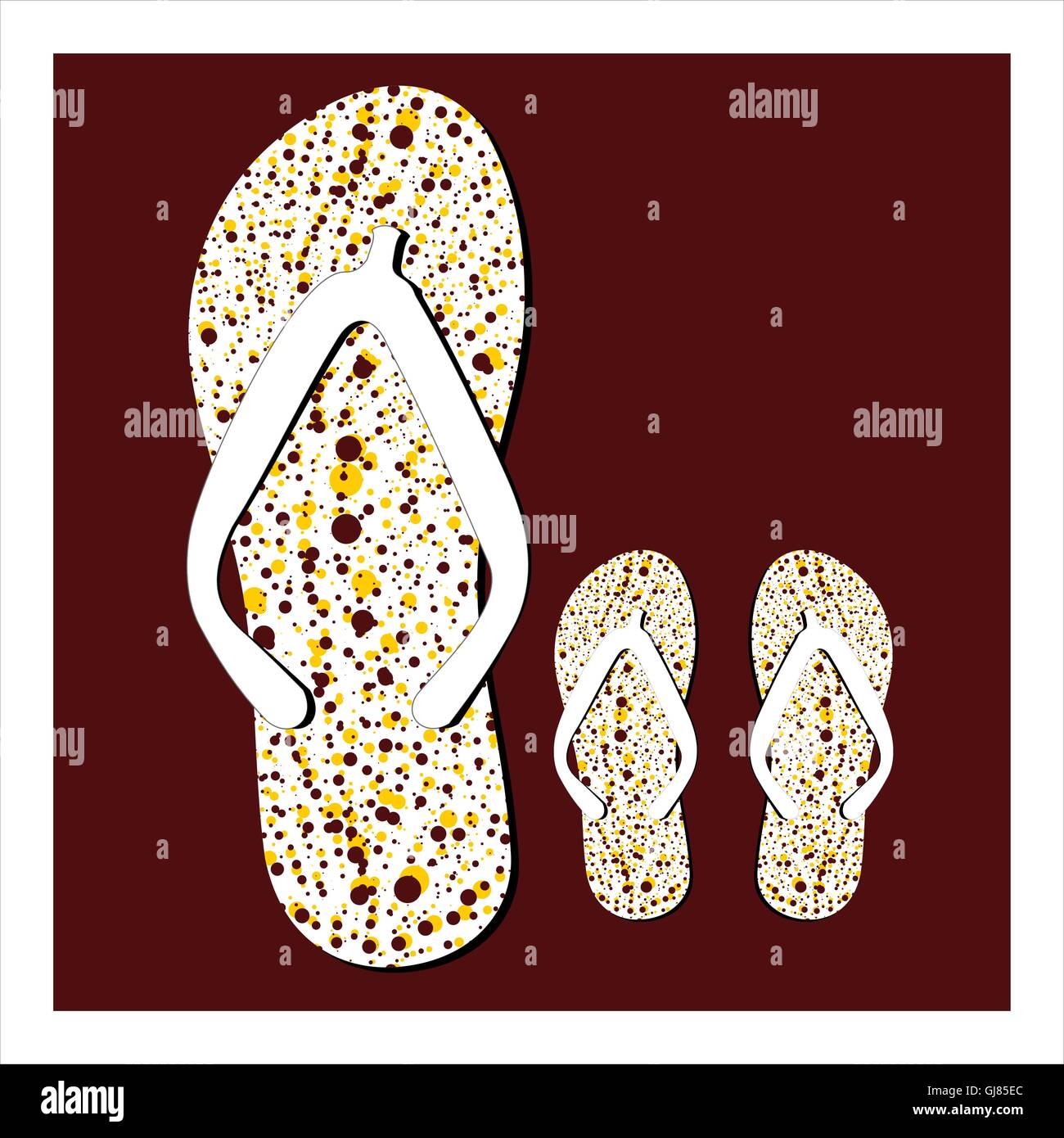Abstract flip flop Cut Out Stock Images & Pictures - Alamy