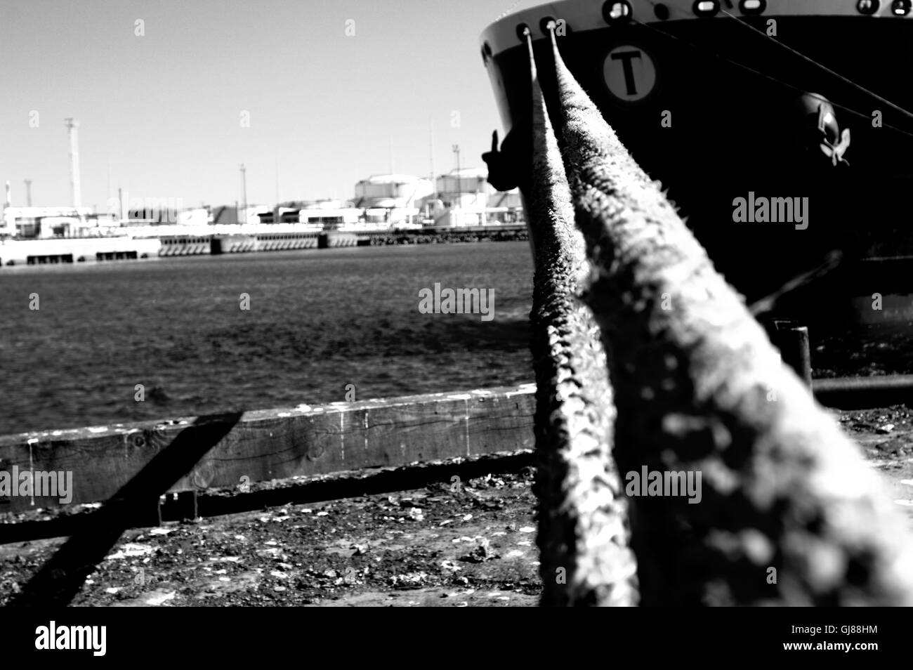 Rope, Ropes, Line, Lines, Perspective, Docked, Mooring, Ship, Ships ...
