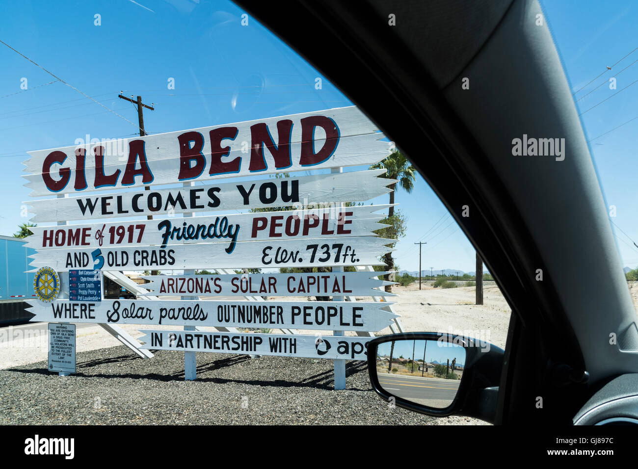 Gila Bend Southern Arizona USA Stock Photo Alamy