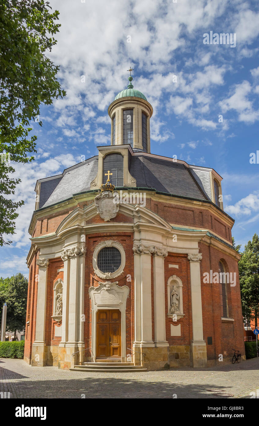 Clemens church in the historical center of Munster, Germany Stock Photo