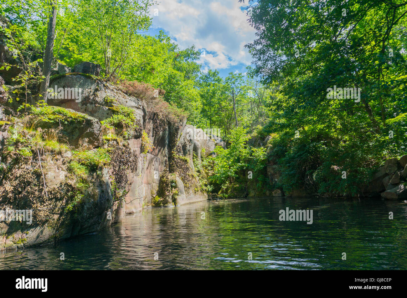 Half Moon Bay, Thousand Islands, Gananque, Ontario, Canada Stock Photo
