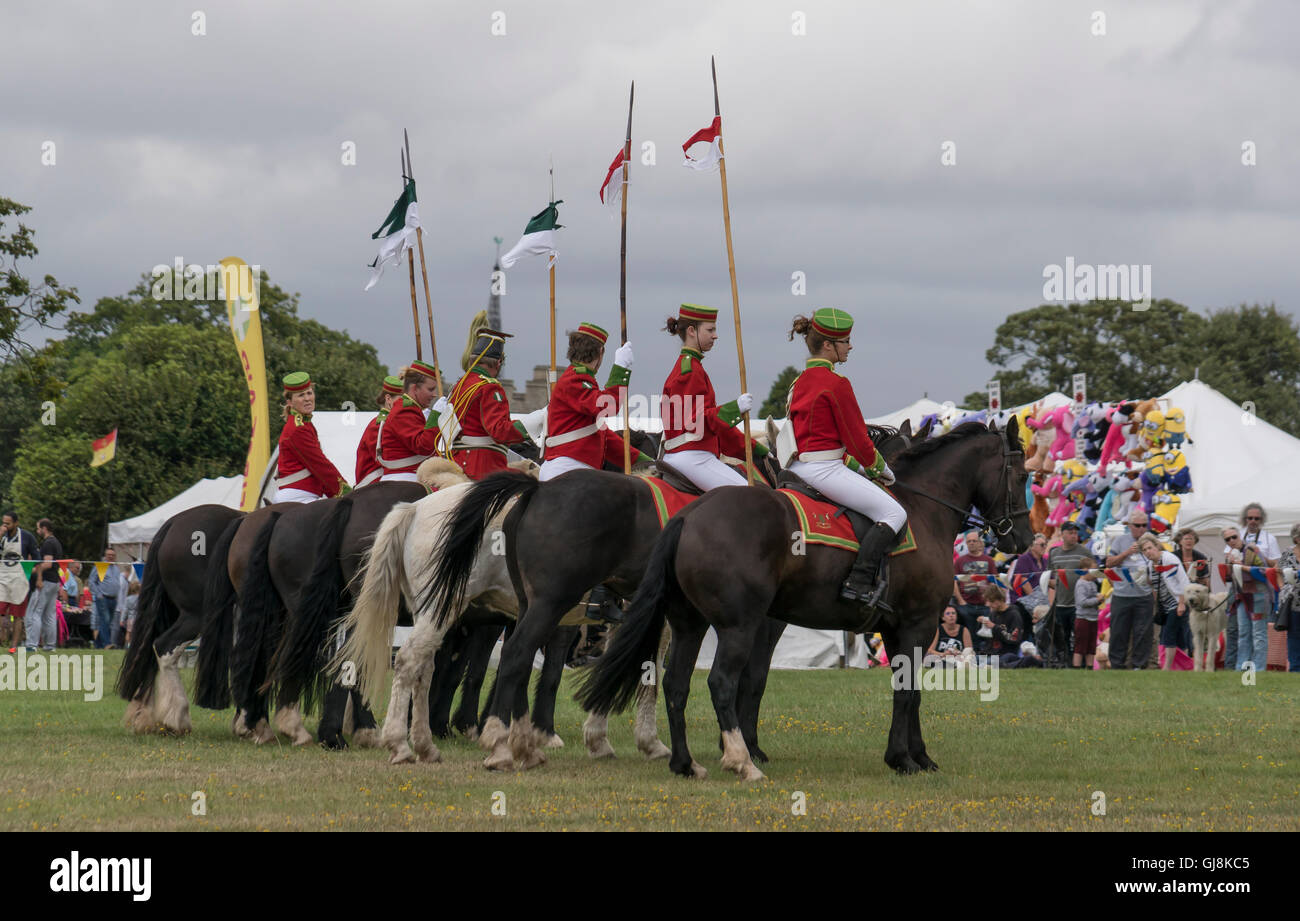 Knebworth steam & country fair, the Welsh yeomanry display team Credit