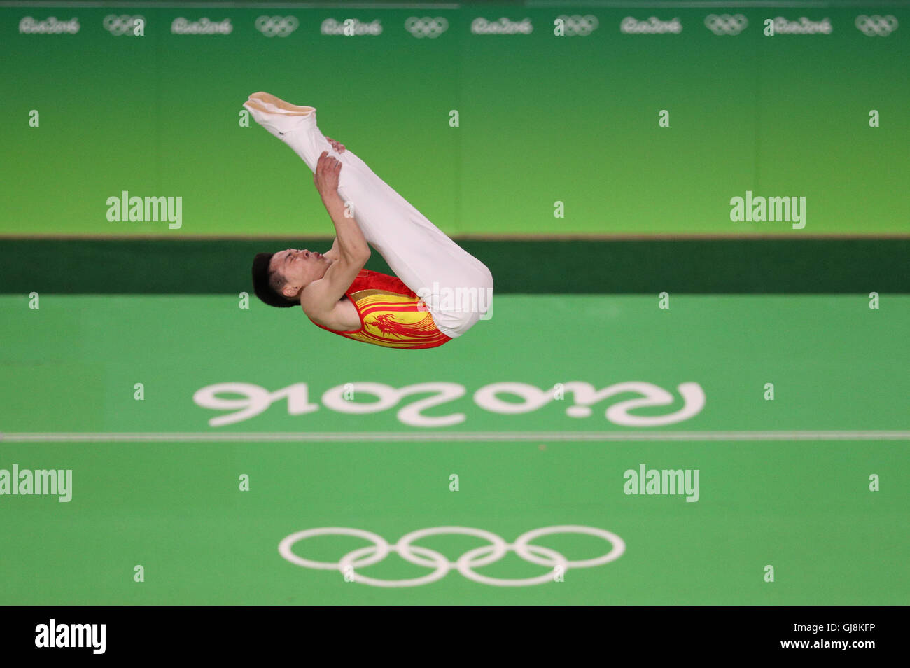 Rio De Janeiro, Brazil. 13th Aug, 2016. China's Gao Lei competes during ...