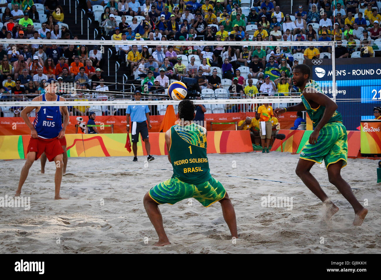 Rio de Janeiro, Brazil. 13th Aug, 2016. OLYMPICS 2016 BEACH VOLLEYBALL