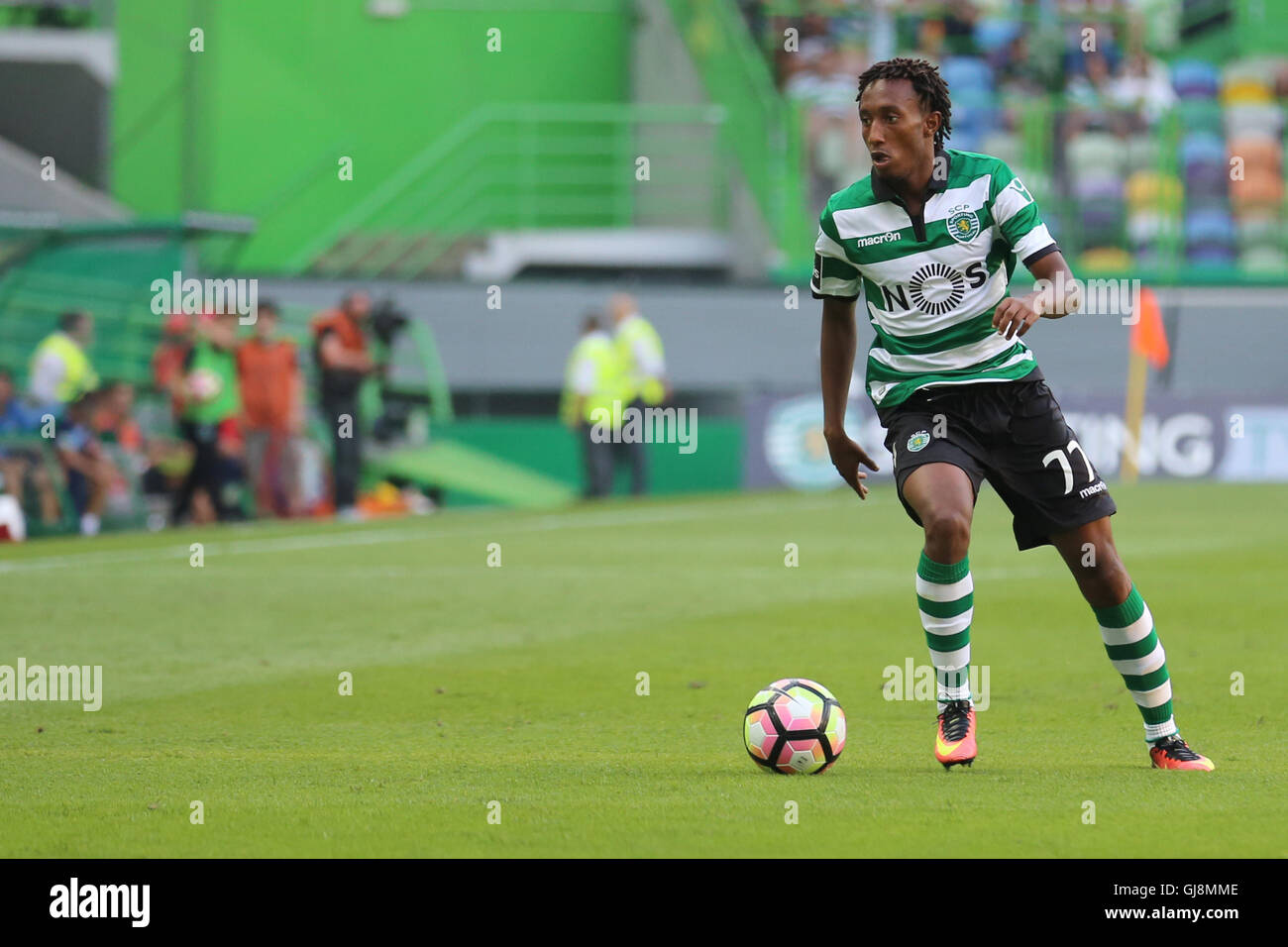 Maillot Sporting CP 2016 Domicile Gelson Martins N°77 Macron – Taille L – Très Bon état