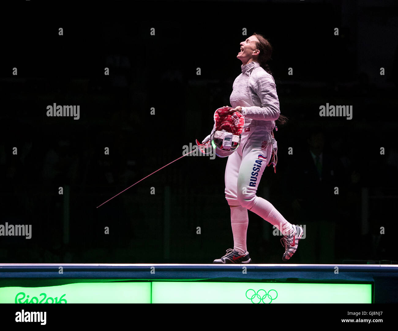2016 olympics fencing gold medal hires stock photography and images