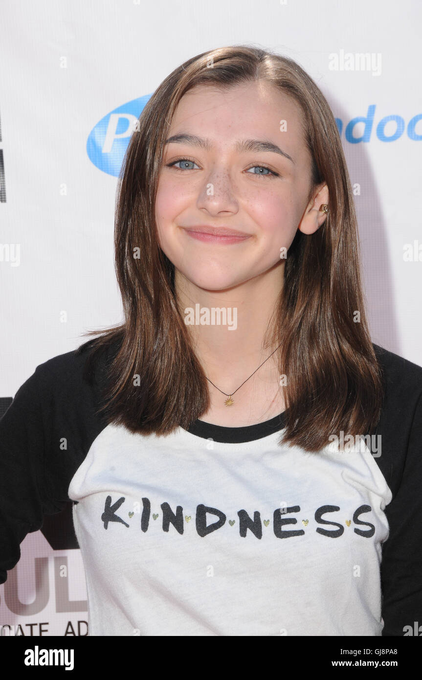 Los Angeles, CA, USA. 13th Aug, 2016. 13 August 2016 - Los Angeles, California. Ashley Boettcher. 2016 Say NO Bullying Festival held at Griffith Park. Photo Credit: Birdie Thompson/AdMedia Credit:  Birdie Thompson/AdMedia/ZUMA Wire/Alamy Live News Stock Photo