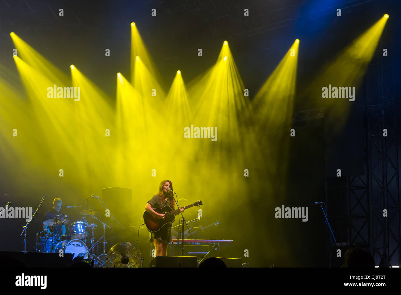 Budapest, Hungary. 13th Aug, 2016. American Singer Norma Jean Martine 