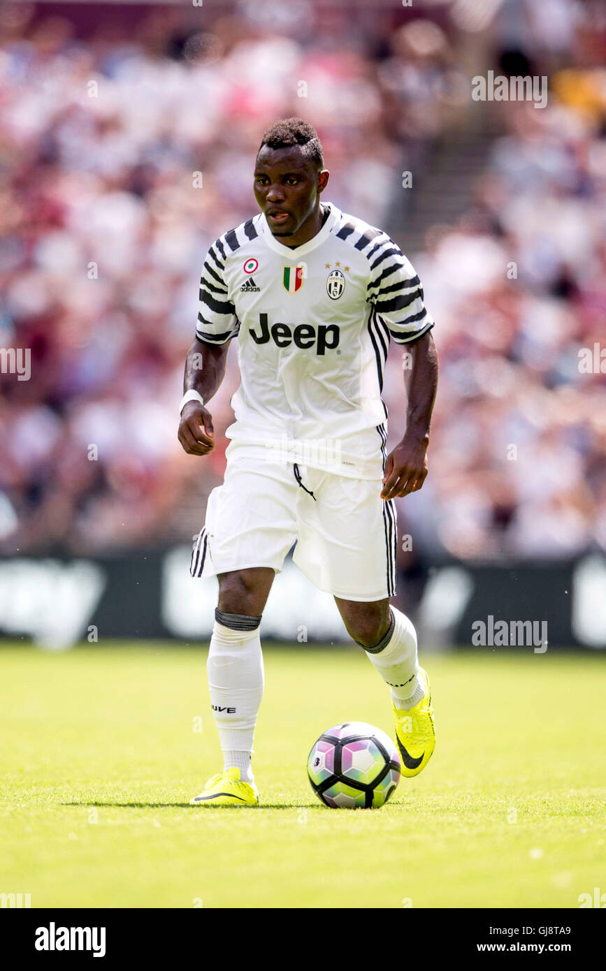 Kwadwo Asamoah (Juventus), AUGUST 7, 2016 - Football / Soccer : Pre-season friendly, Bet Way Cup match between West Ham 2-3 Juventus at Olympic Stadium in London, England. (Photo by Maurizio Borsari/AFLO) Stock Photo