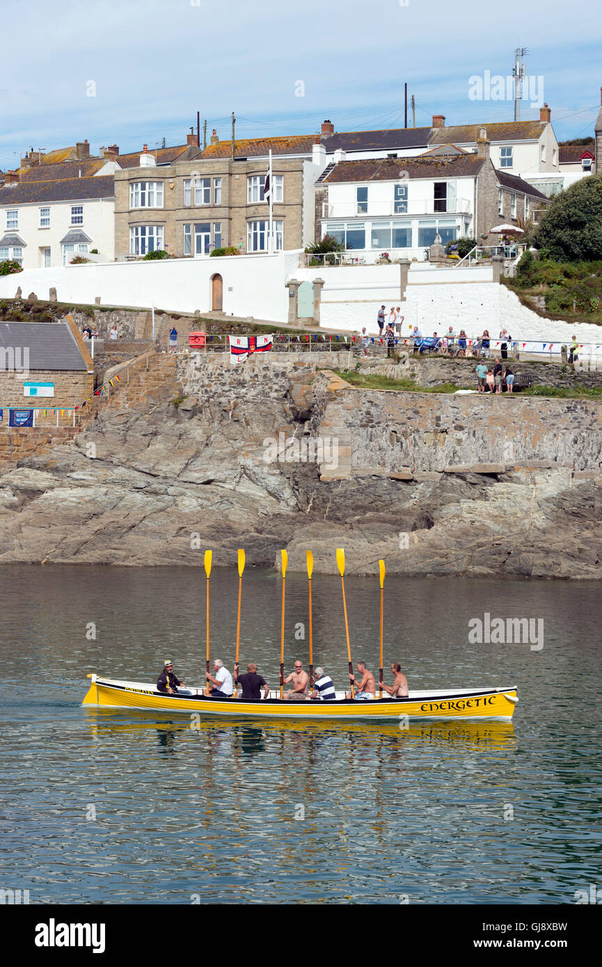 Porthleven, Cornwall, UK. 14th Aug, 2016. Porthleven lifeboat day held annualy around August