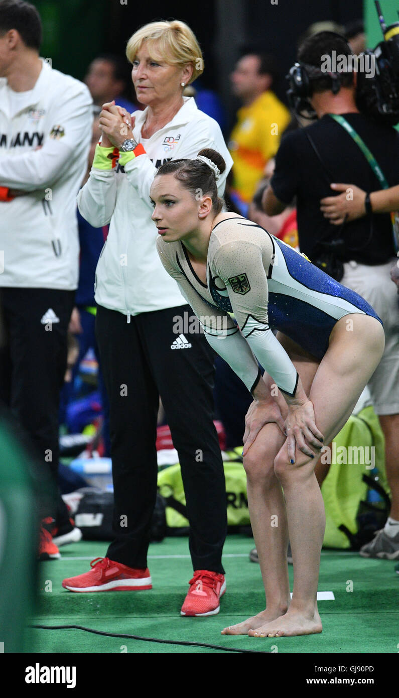 Rio de Janeiro, Brazil. 14th Aug, 2016. Sophie Scheder of Germany and