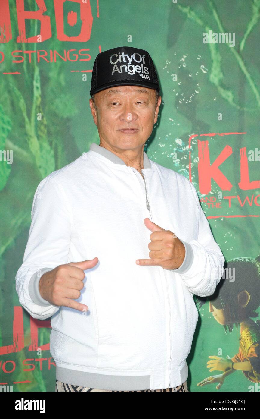 Universal City, CA. 14th Aug, 2016. Cary Hiroyuki Tagawa at arrivals for KUBO AND THE TWO STRINGS Premiere, AMC Universal City Walk, Universal City, CA August 14, 2016. Credit:  Elizabeth Goodenough/Everett Collection/Alamy Live News Stock Photo