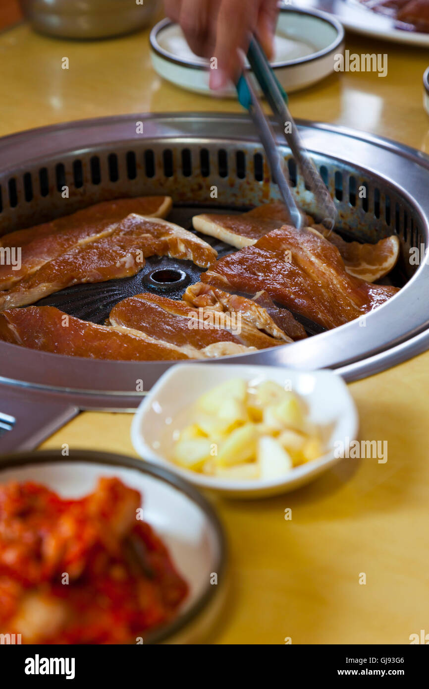 Jeju Island BBQ Stock Photo Alamy