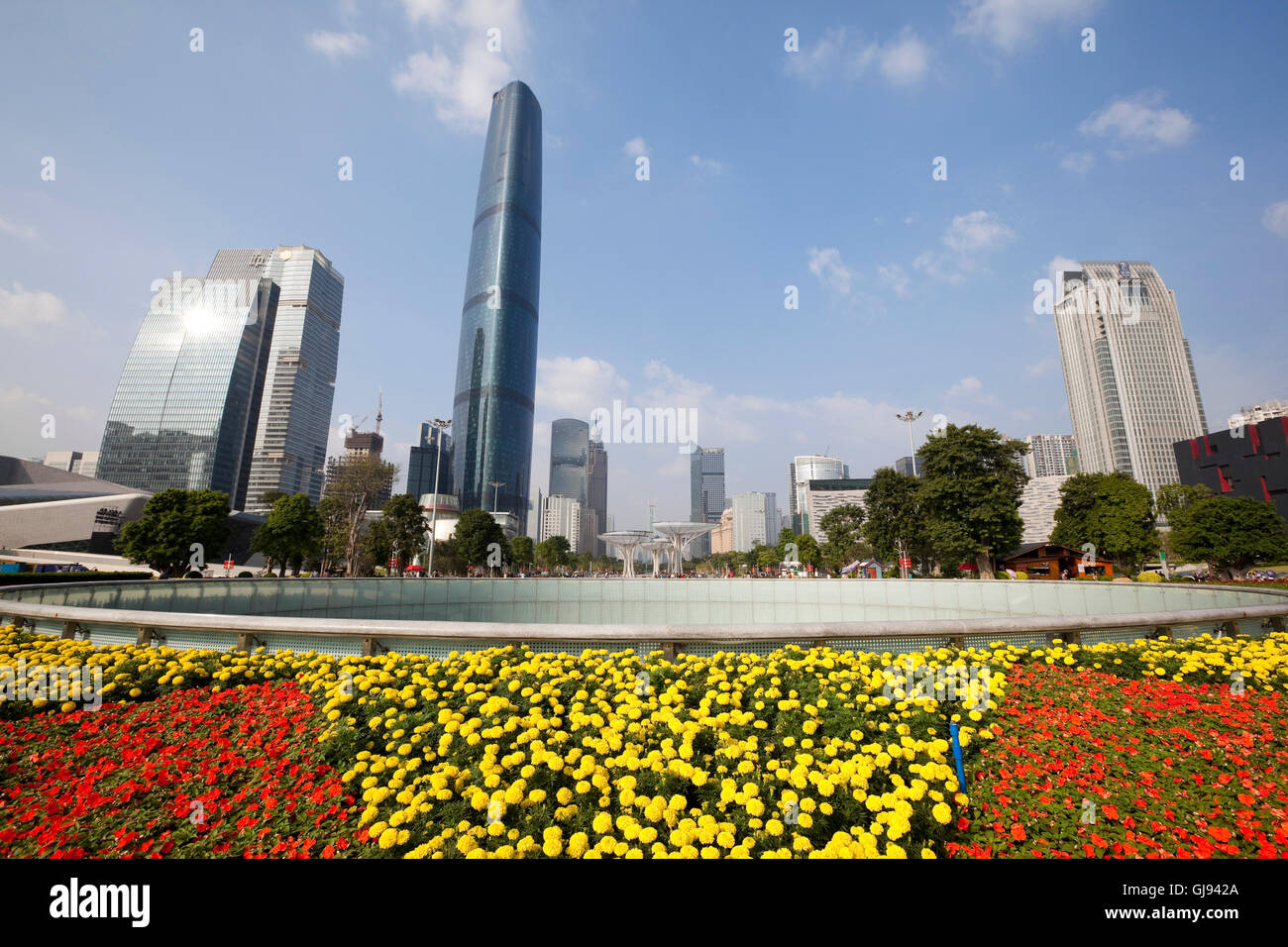 Guangzhou Flower City Plaza Stock Photo - Alamy