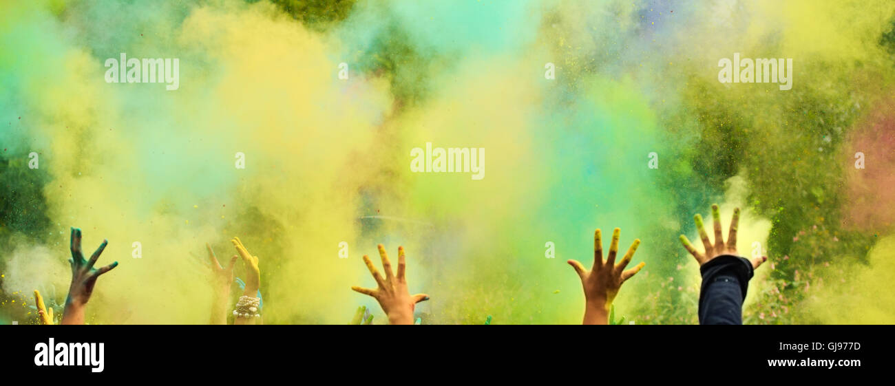 Holi background hi-res stock photography and images - Alamy
