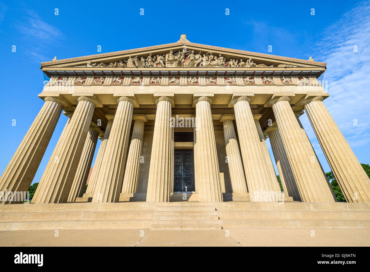 Parthenon Replica at Centennial Park in Nashville, Tennessee, USA. Stock Photo