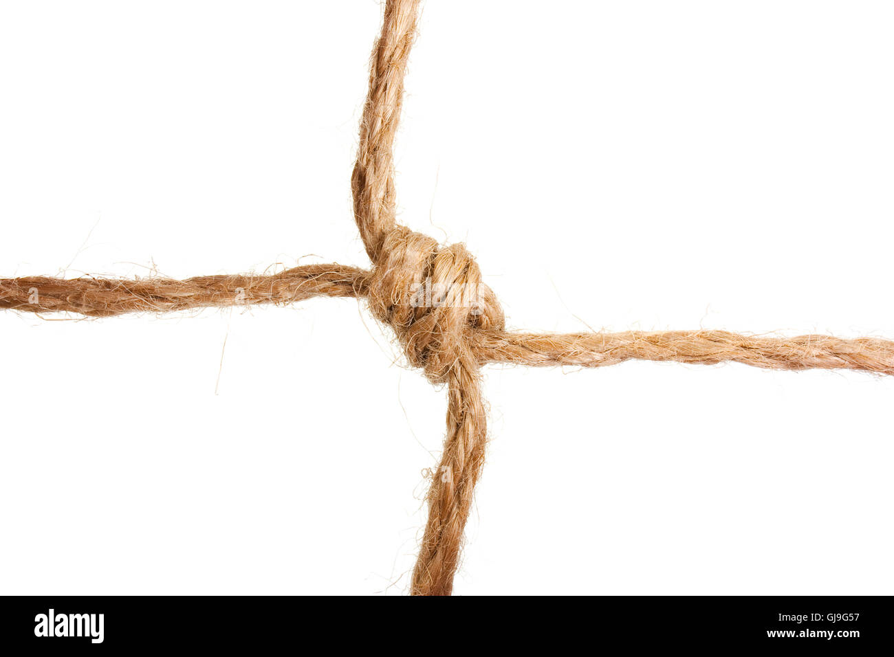 knot tied by a rope Stock Photo - Alamy