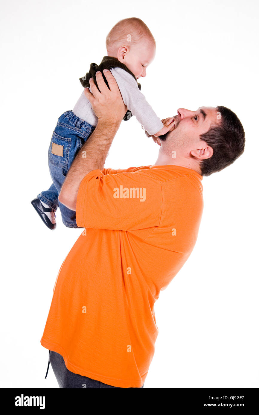 father and son Stock Photo
