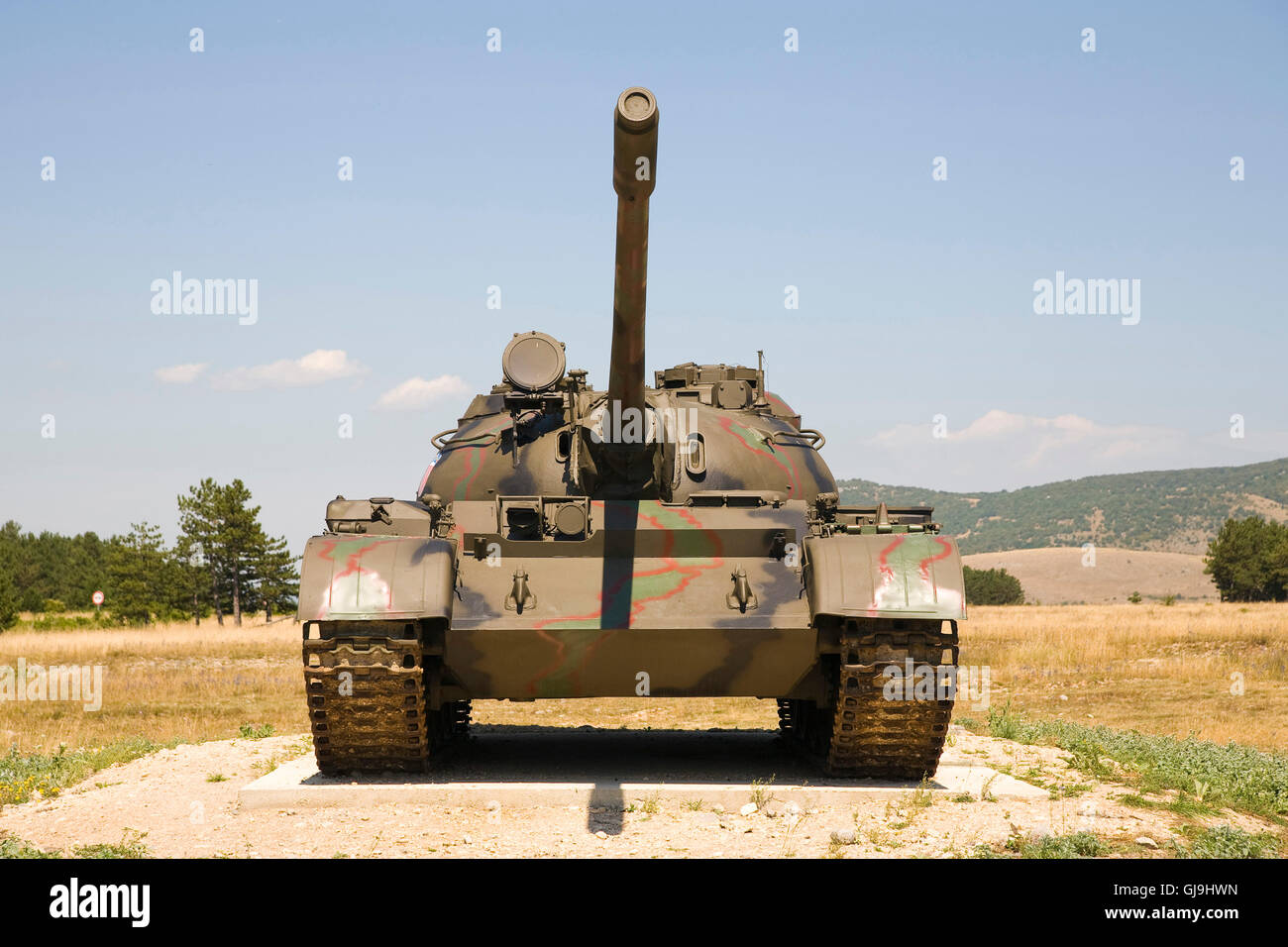 Croatian tank Stock Photo