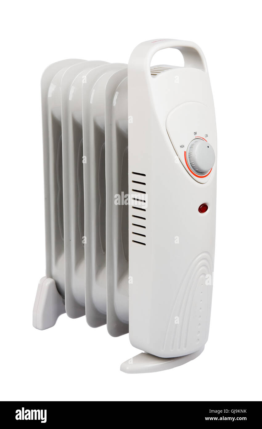 small electric heater with clipping path Stock Photo Alamy