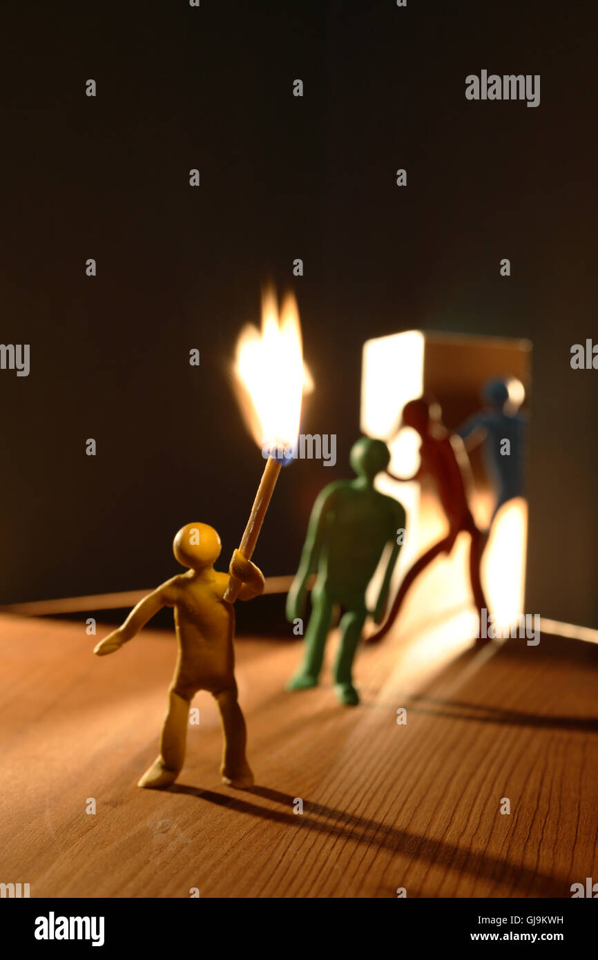 Dark Room Stock Photo