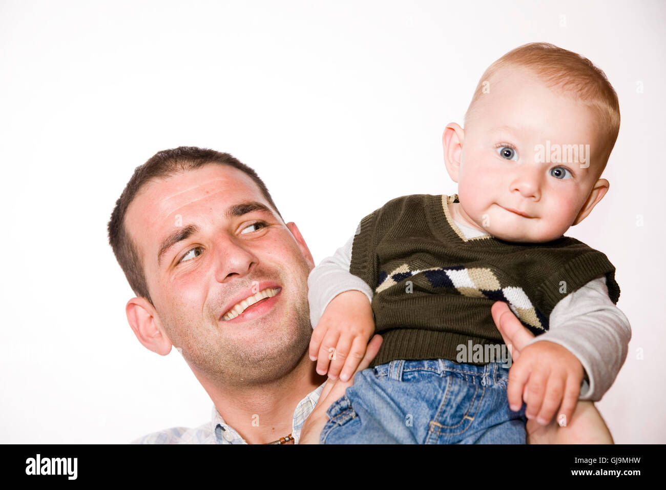father and son Stock Photo